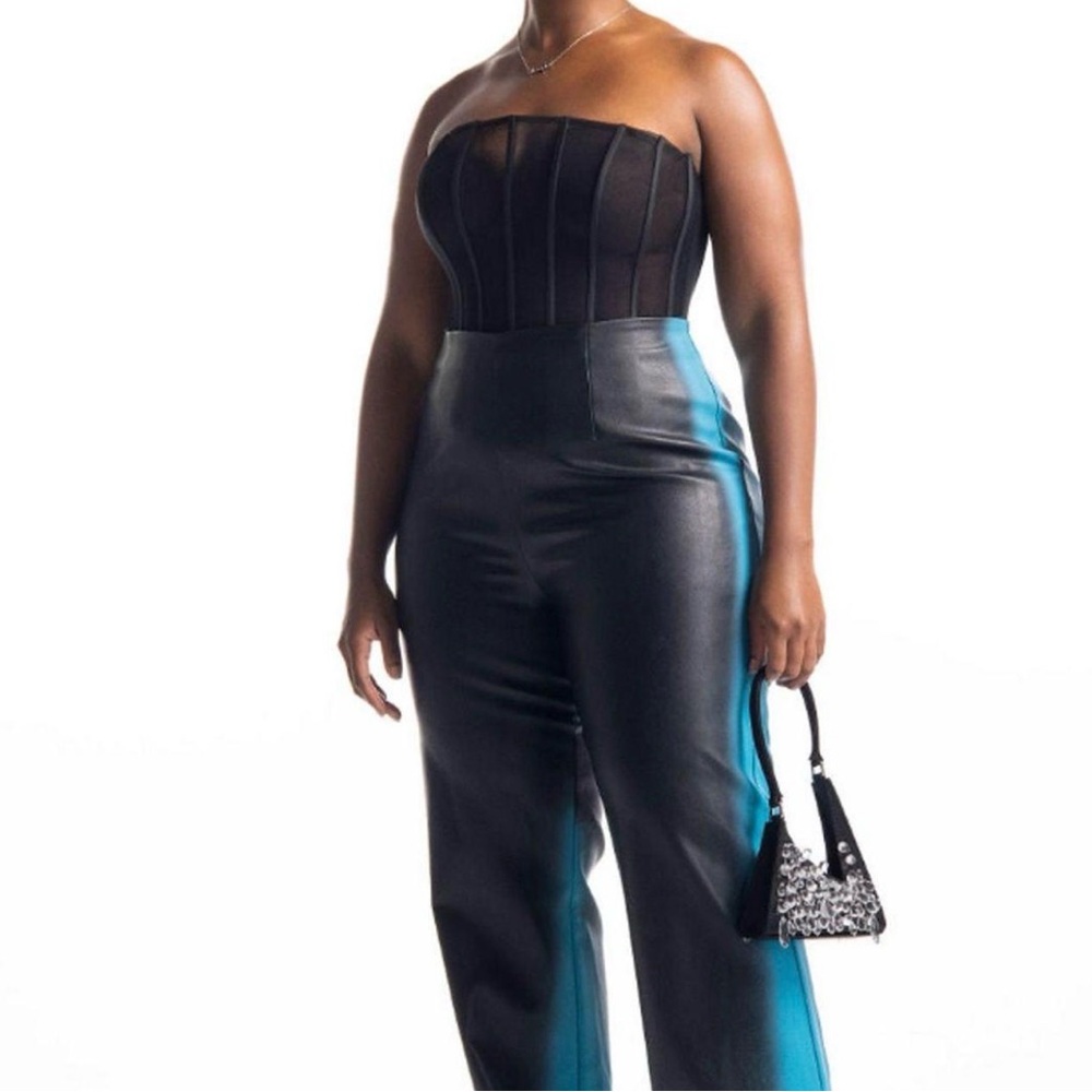 Hanifa Aniya Black Corset Top